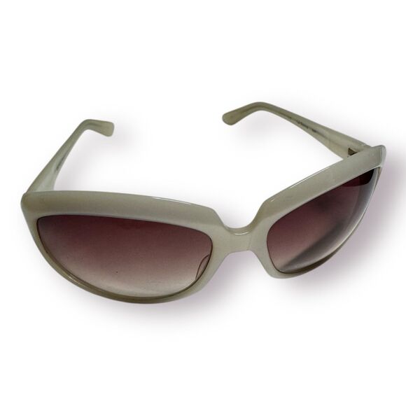 Oliver‎ Peoples Sunglasses La Donna JA 63-17-120 JAPAN White Pearl Frame Vintage - Picture 1 of 10